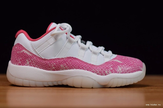 Rep WMNS AH7860-106 Pink Jordan Air Snakeskin 11 Low 0803